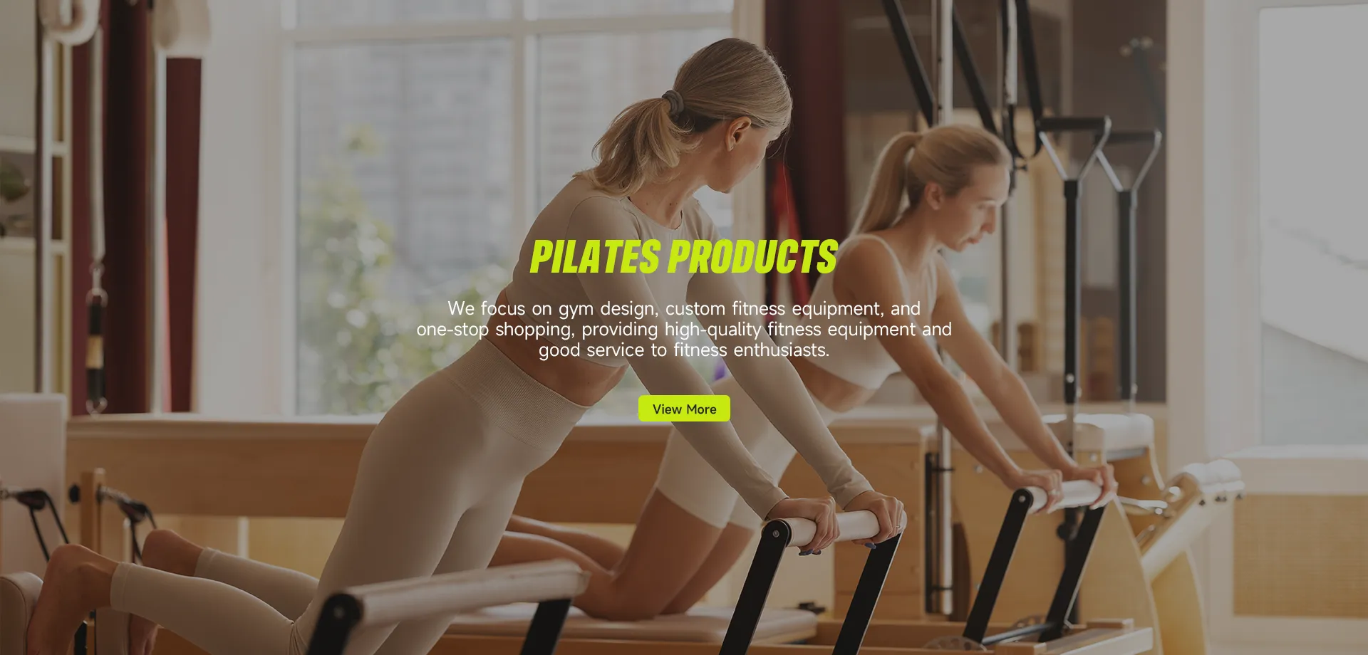 Pilates စက်ပစ္စည်းစက်ရုံ