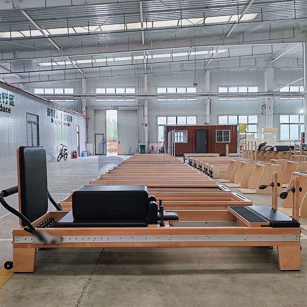 အခြေခံ Beech Wooden Pilates Reformer