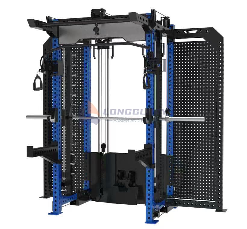 လုပ်ငန်းသုံး Multi Functional Smith Machine Power Rack